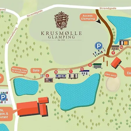 Krusmolle Glamping Campingplatz *